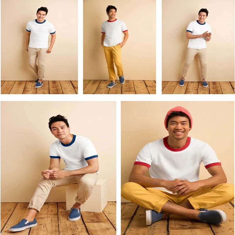 Chicago letter retro printed mens raglan sleeve Tshirt cotton oversized casual loose summer top 250312