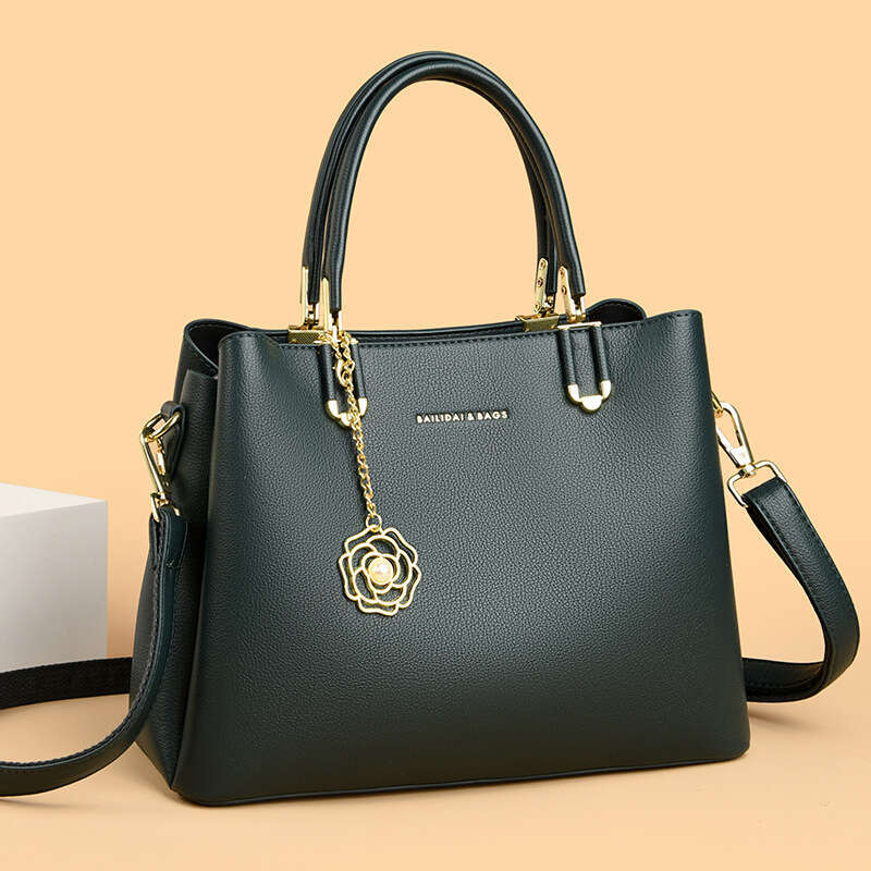 Women's Bags Autumn New Large Capacity Tote Middle aged Women's Crossbody Mom Bag Fashion Simple Handbag