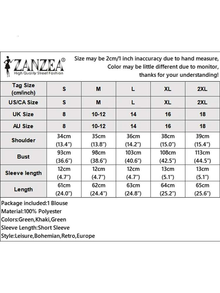 ZANZEA Summer Fashion Ral Printed Blouse Bohemian Holiday Tops Woman Elegant Short Sleeve Work Shirt Casual Pleated Blsuas