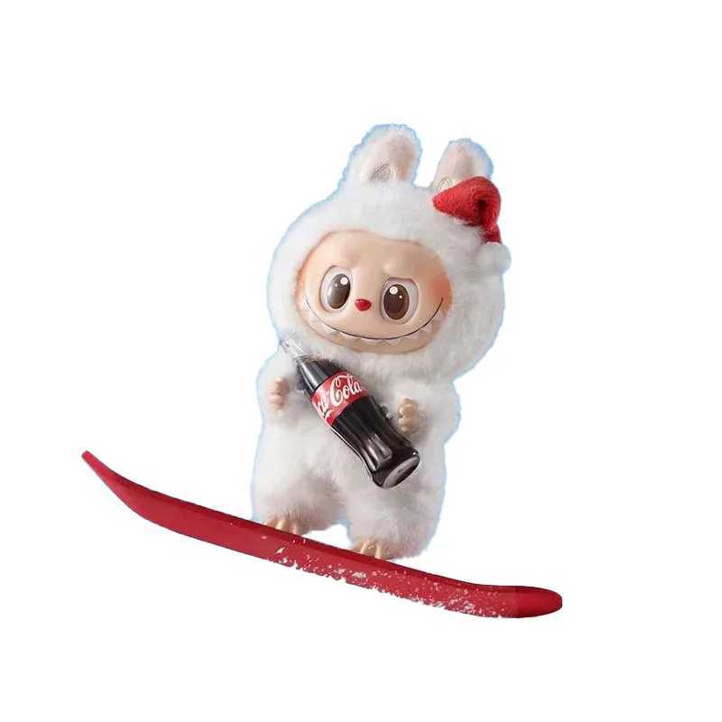 Monster Cola Series Blind Pendant Kawaii Labubu Keychain Birthday Gift Childrens Toy Mystery Box