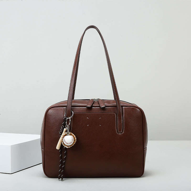 Women's Bags handbag Single large capacity bowling fashionable and simple single shoulder women's bag, high-end commuting handbag for women