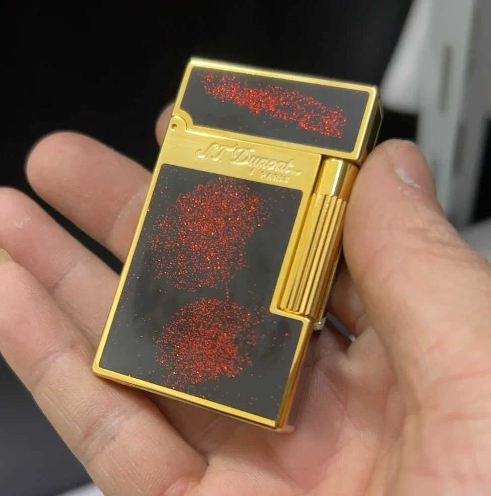 S.T. Dupont lighter ic resin paint style crisp sound lighter gift for men top manufacturer qutyC250312