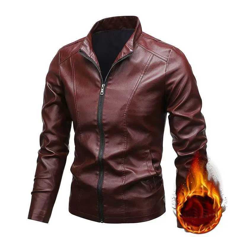 Spring Autumn Men Jacket Black Leather Coat Concise Young Man Bomber Jackets Zipper Leather Jacket for Men Plus Size M-5XL MY266T250311