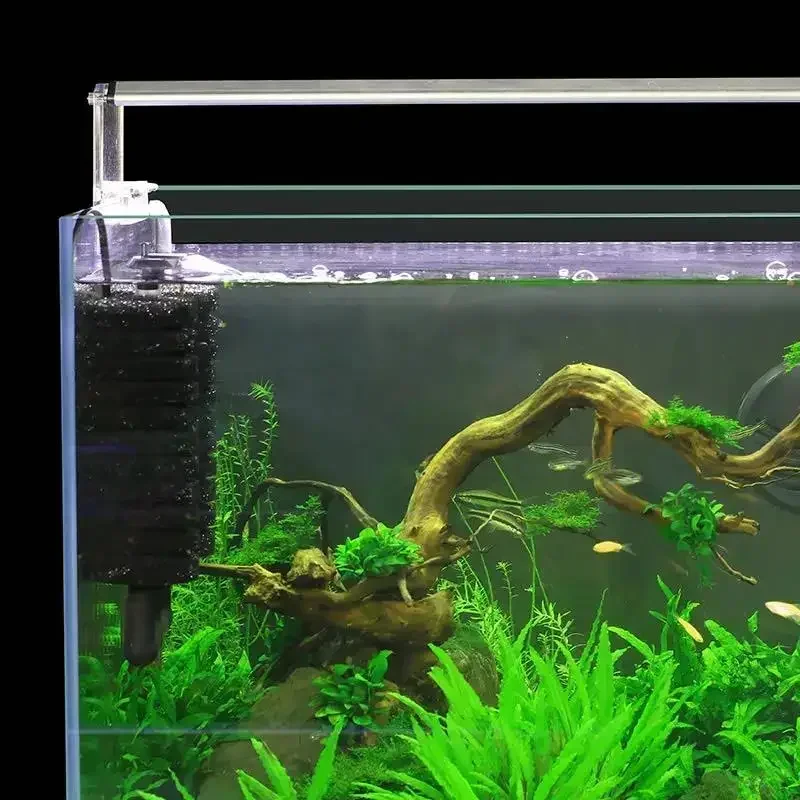 Aquarium Filter for Fish Aquarium Tank Skimmer Biochemical Sponge Air Pump Filter Sponge Clean Water Circulation Fish Farming 3W