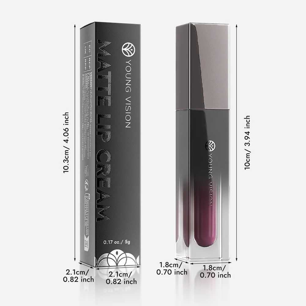 Matte ink liquid lipstick durable velvet nude lip gloss eye shadow powder blusher contour non sticky waterproof lip coloring waterproof makeup W250312