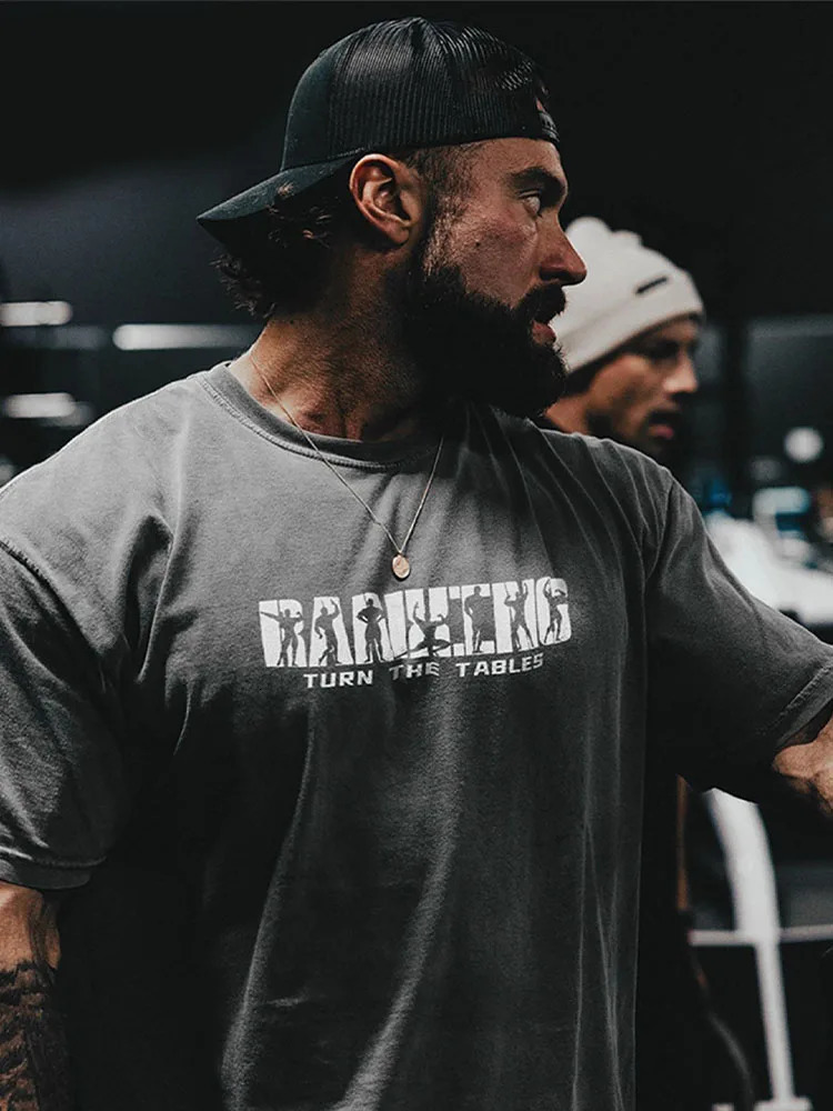 Summer gym cotton mens Tshirt Thavage muscle CBUM short sleeved fitness sportswear womens jogging pure top 250312