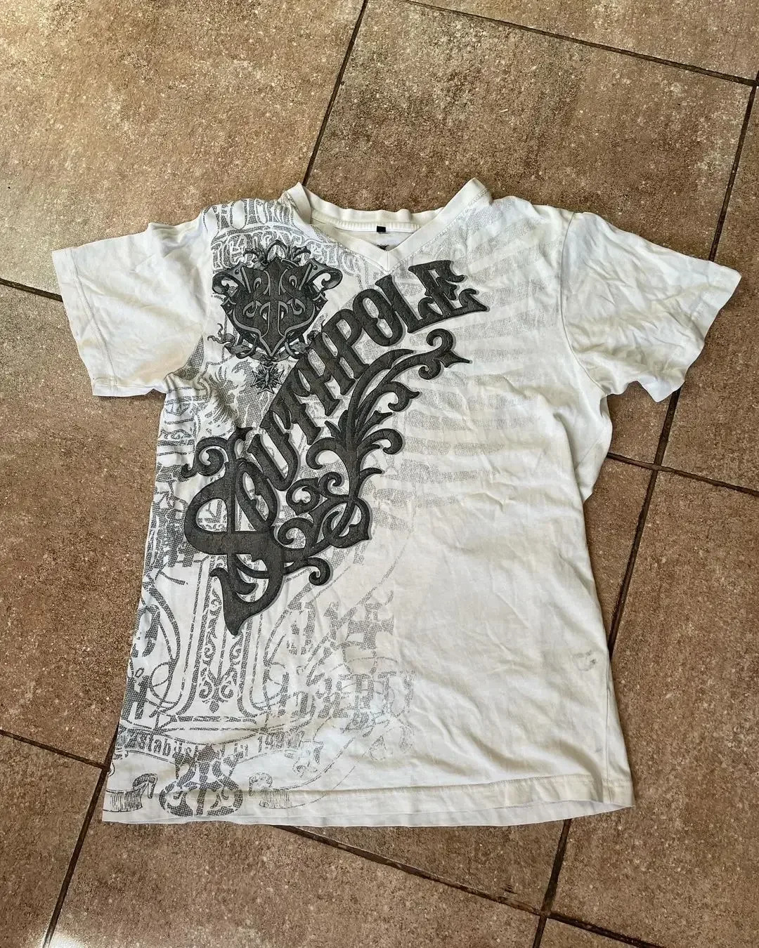 Y2K Vintage Letter Print T-shirt Pure Cotton Oversized T-Shirt Men Street Hip Hop Gothic Harajuku Punk Loose Short Sleeves 250310