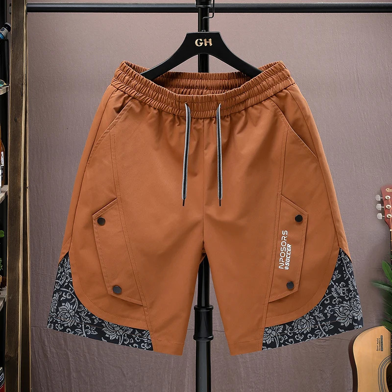 Mens casual loose sports pants overalls mens summer fashion beach highquality shorts 250312