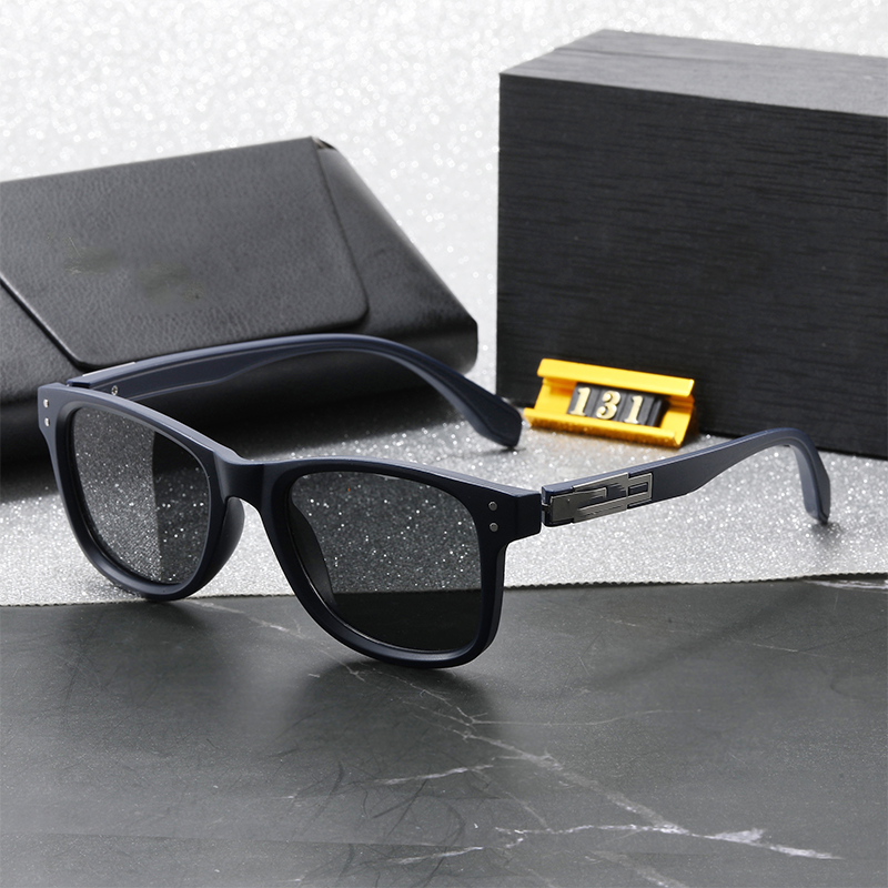 New Polarized Fashion Men's Sunglasses Outdoor Driving Sunscreen Cycling Explosive Sunglasses Classic Matte Black Frame UV Protection Designer Su