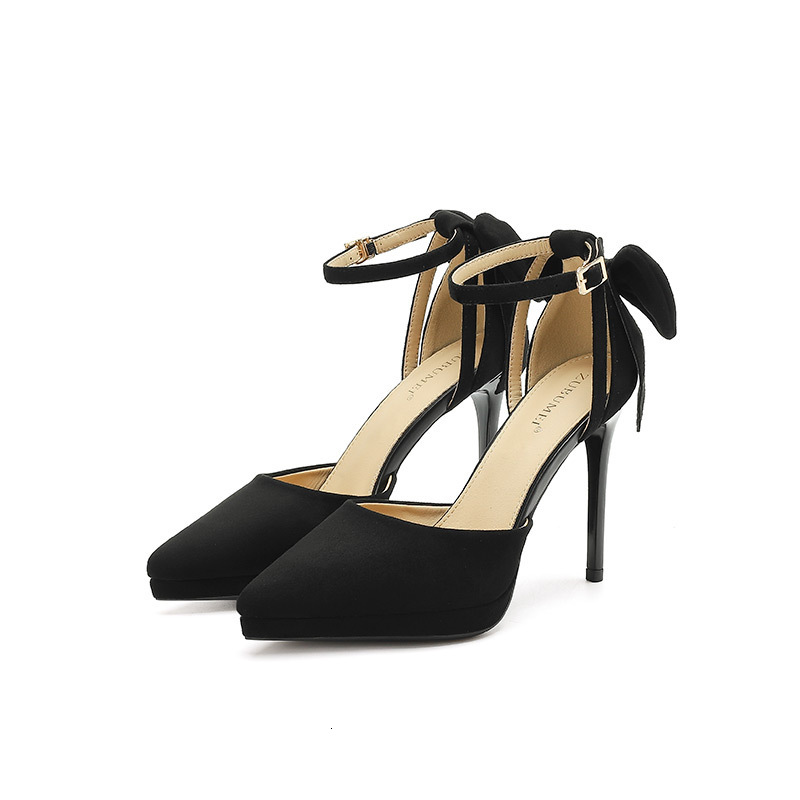 Designer sandals 1088-18 Hollow Bow High Heels Women's 2025 Summer New classics Pointed Fine Heels Waterproof Platform High Heels Sandals