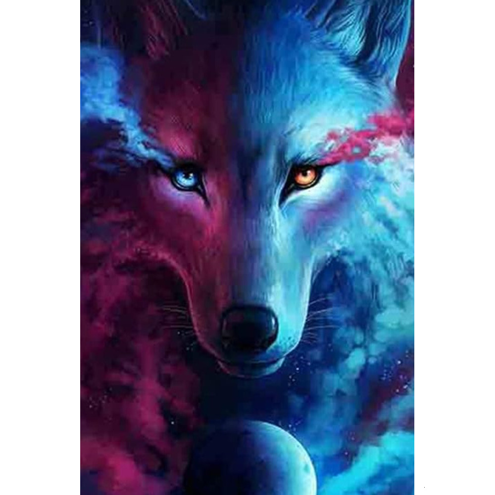 Mens T shirt Vikings 3D Digital Print Wolf Head Moon Pattern T-Shirt, Men's Summer Casual Tattoo Short Sleeve tee Casual tops summer clothes cool