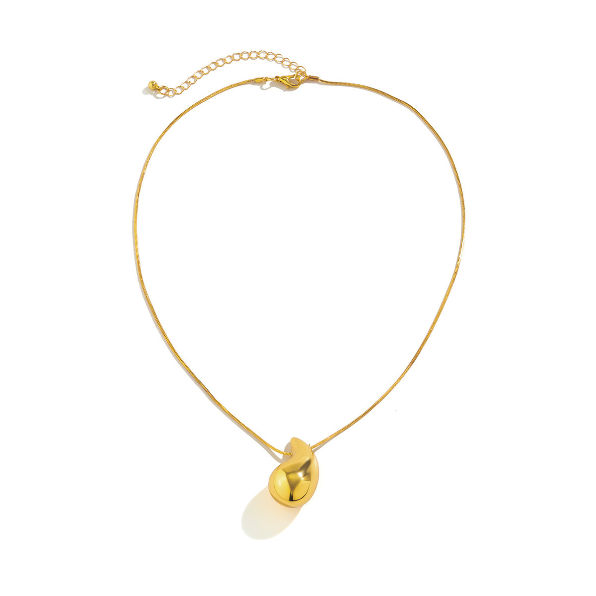 Simple Drop Shape Temperament Necklace Women's Senior Sense Niche Design Collar 2025 New Women's Necklace Jewelry