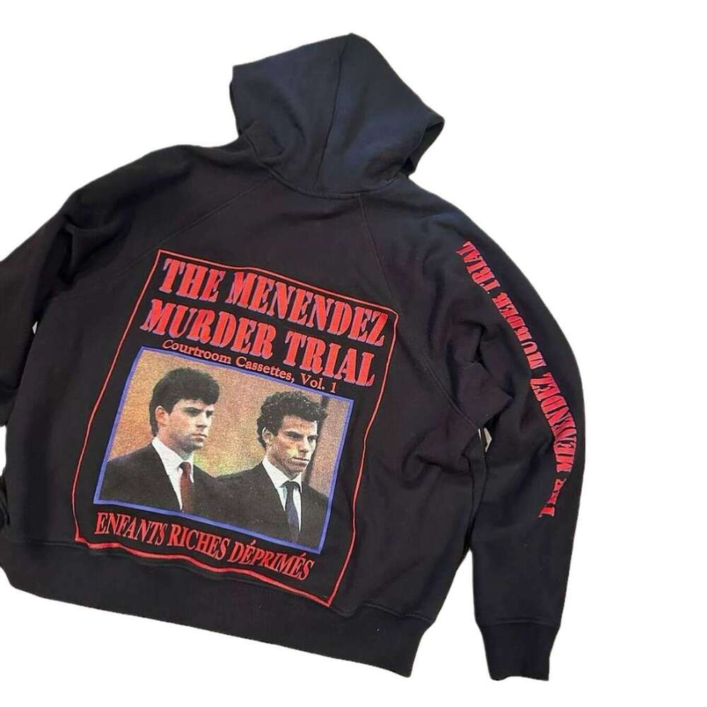 American English Personalized Design Printed Trendy Street Loose Unisex Hoodie