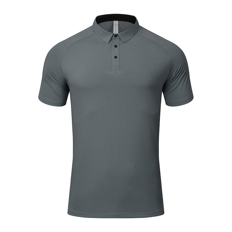 Men's and women's fashion sports Polo shirt neckline V-neck short-sleeved casual sweatshirt, dry fit, moisture wicking DX-WST409