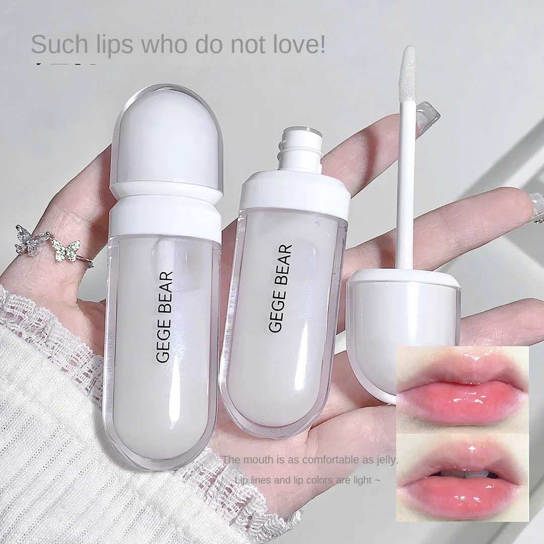 Gel bear and moisturizing lipstick gloss moisturizing lipstick protection fade lip line anti drying and anti cracking lipstick base nicheXJ250312