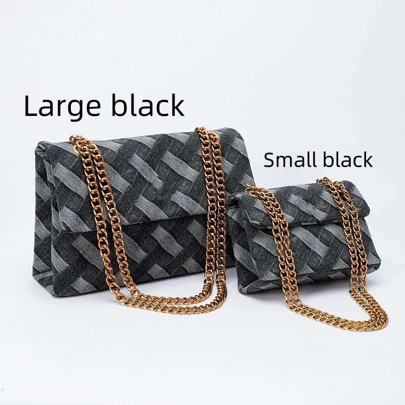 Womens Crossbody Bag Fashionable Designer Mini Handbag Single Shoulder Denim Chain Bag 2025 New Product High end Quality Small Square Bag Casual Walle
