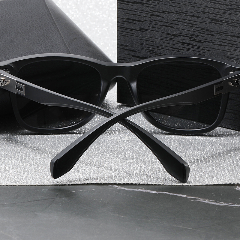 New Polarized Fashion Men's Sunglasses Outdoor Driving Sunscreen Cycling Explosive Sunglasses Classic Matte Black Frame UV Protection Designer Su
