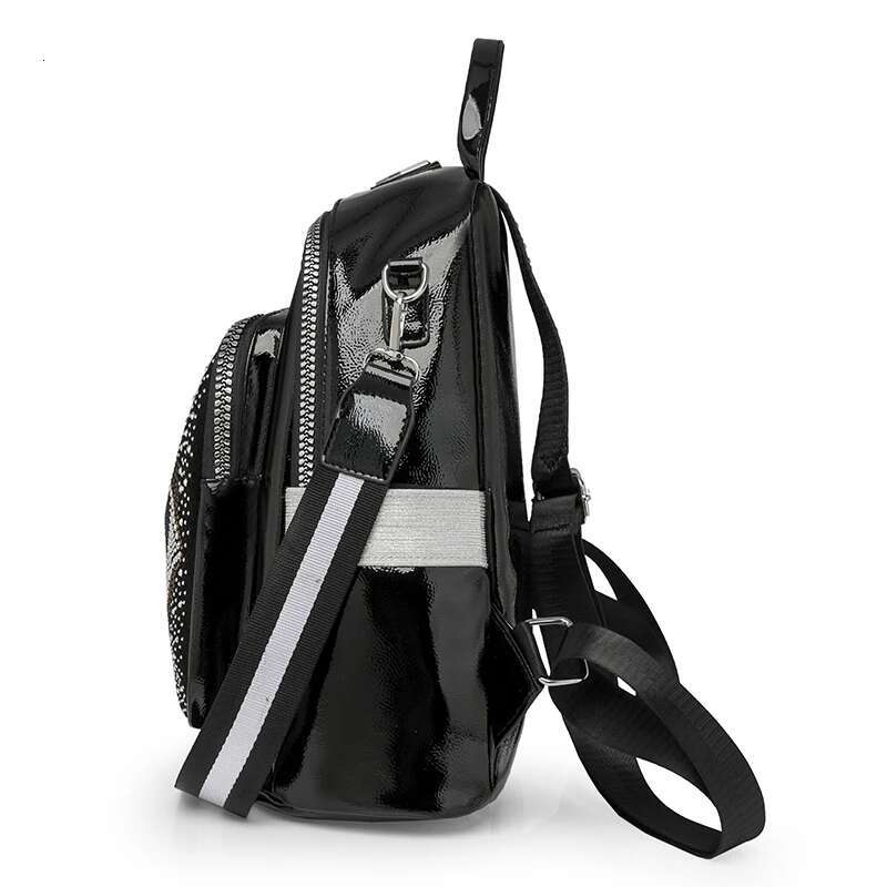 Women Waterproof Fashion PU Travel Backpack Rhie School Bag Mochila Para Vie
