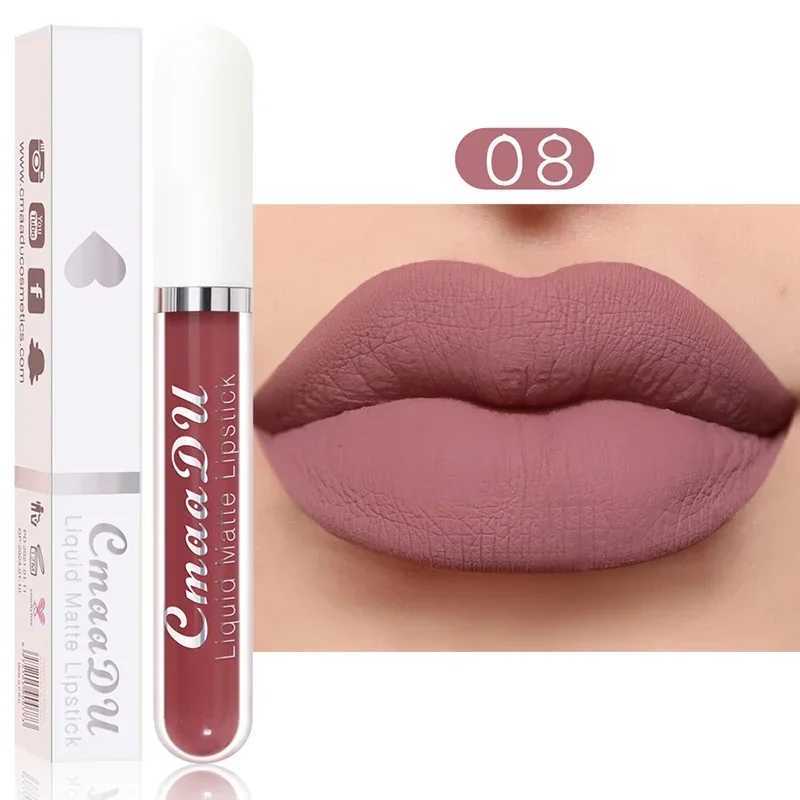 Long Lasting Velvet Matte Lip Gloss Nonstick Cup Liquid Lipstick Makeup W250312
