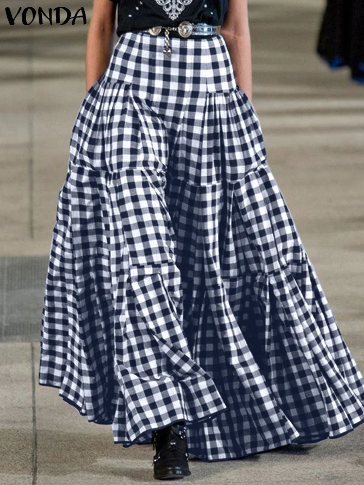 VODA Womens Summer Skiing Aline Ultra Thin Bohemian Printed Smooth Retro Party Maxi Long Leather 250311