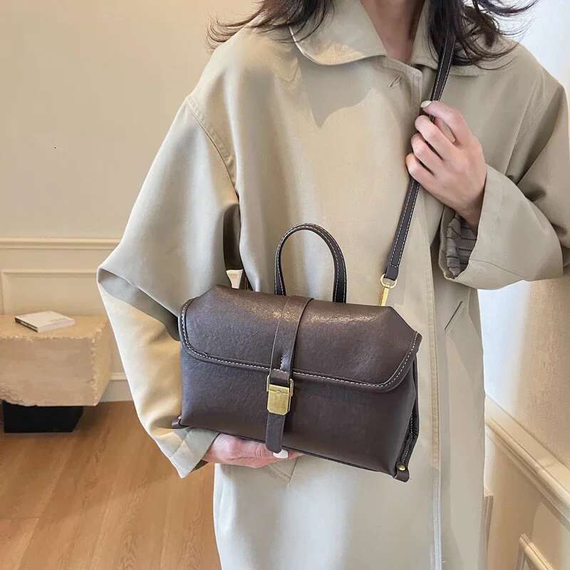 LEFTSIDE Small PU Leather Crossbody Bags Lady With Short Handle For Women 2024 New Designer Y2k Fashion Handbags And Purses