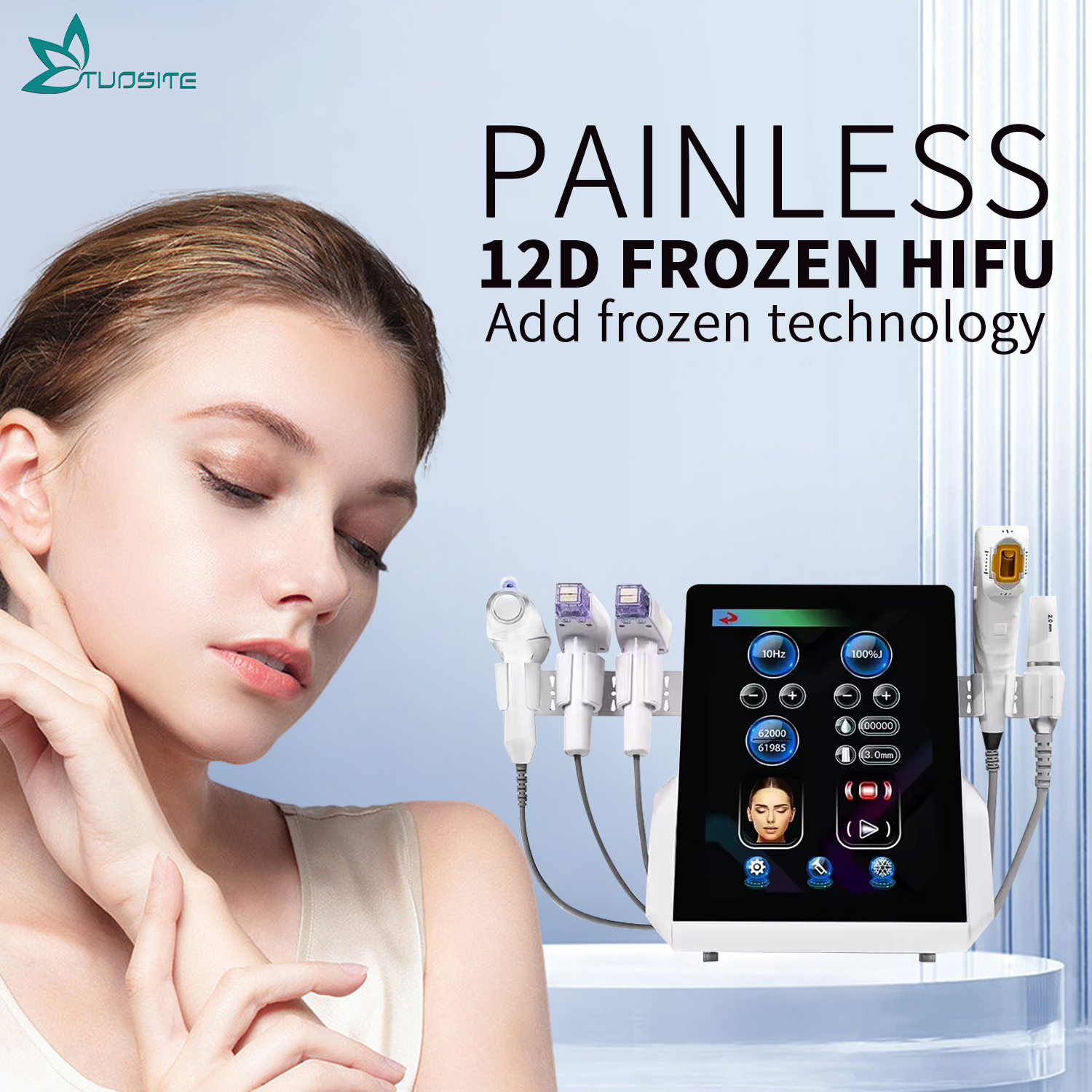 HIFU Microneedle RF Acne Pigment Scars Stretch-Marks Removal Skin Rejuvenation Face Lift Beauty Machine