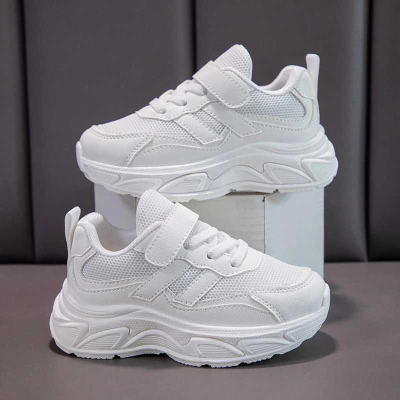 White Kids Shoes For Boys And Girls Fashion Children Casual Shoes Non-slip Sneakers Summer school running shoes Z250312