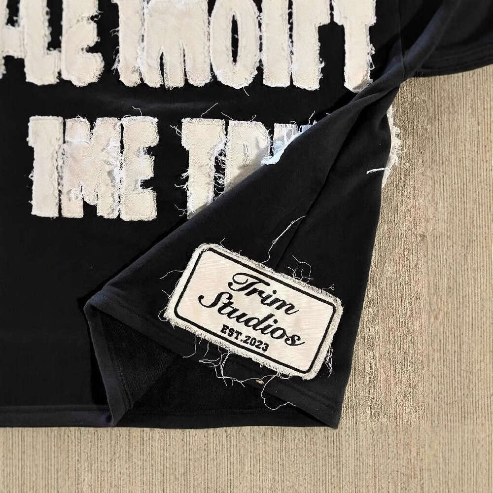 Street trend pullover printed shorts T-shirt loose round neck top unisex short sleeved shirt