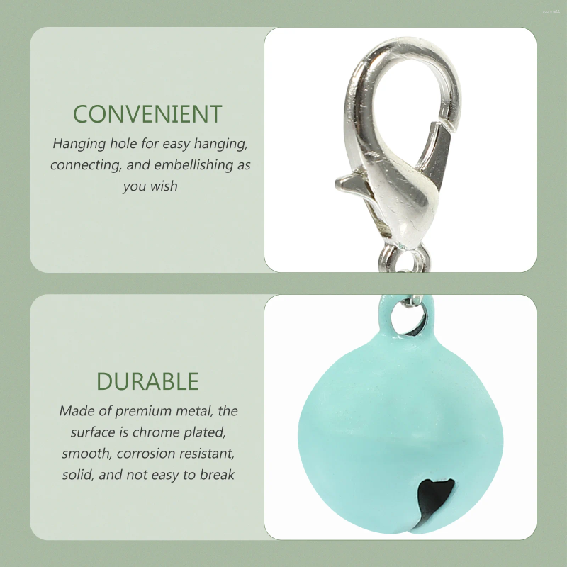 Update Pcs Kitten Collars Pet Bell Puppy Bells Crafted DIY Hanging Cat Little Accessories Dog Supplies Multi-Function