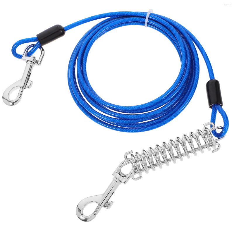 Update Tie Out Cable For Dogs Pet Tieout Tether Training Dog Run Chain With Swivel Hooks Yard Garden Park Camping Outside