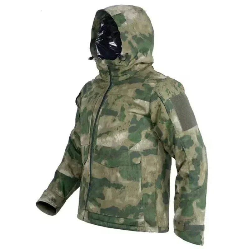 M65 Tactical Camouflage Cotton Jacket Mens Winter Outdoor Coldproof Windbreaker Heat Reflective 250312