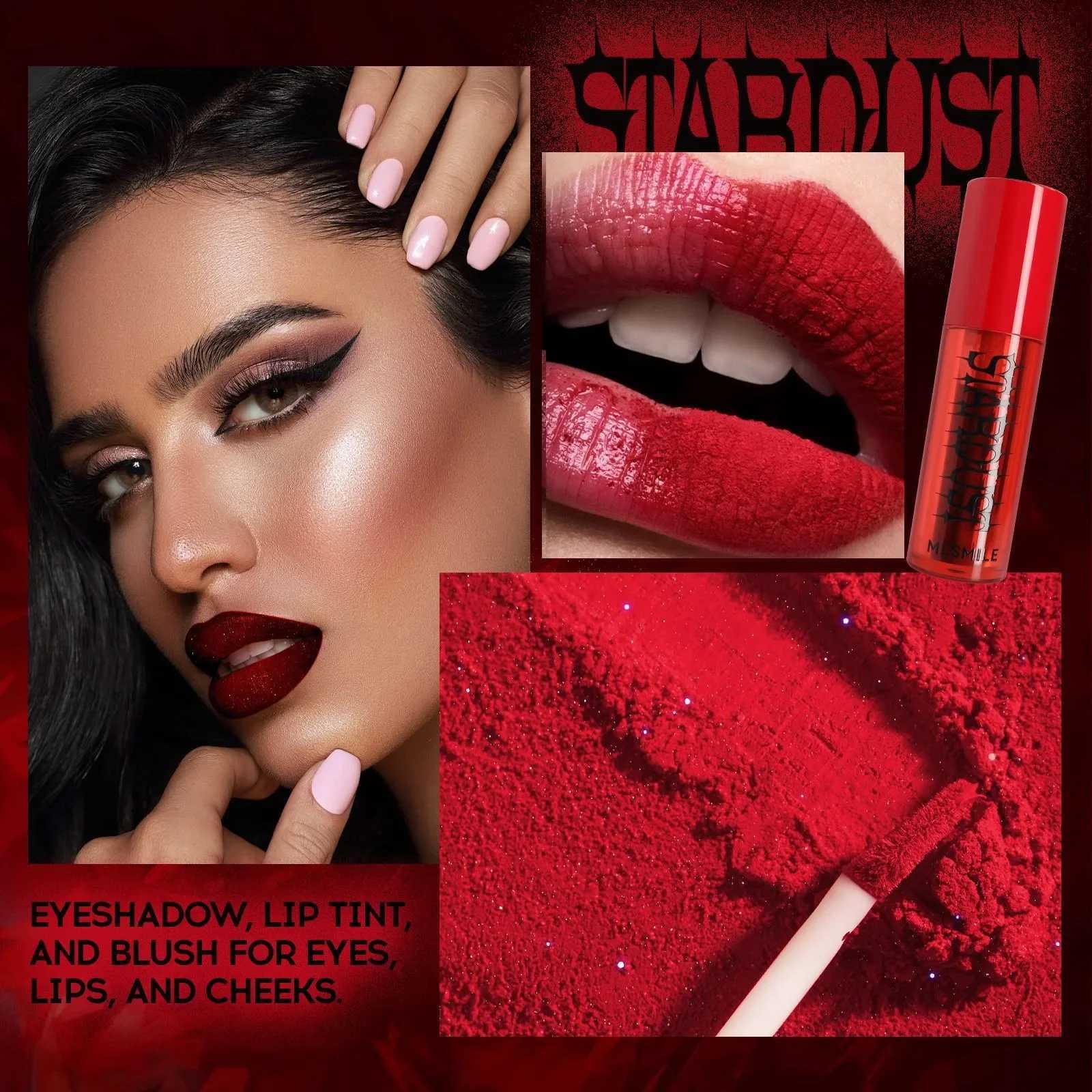 6 Colors Matte Lipstick Waterproof Sexy Gray Black Lip Gloss Shiny Lip Tint Festive Style Lasting Makeup Tool Korean Cosmetics W250312