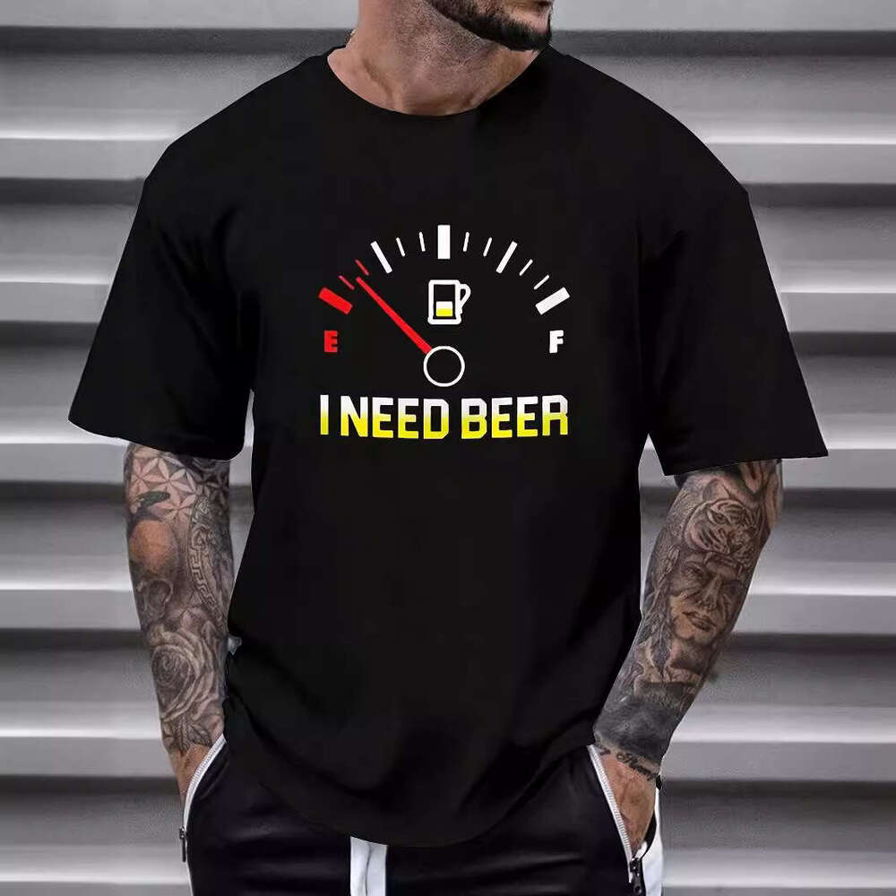 Hot sell European American men's clothing, youth sports, digital printing, 3D T-shirt, short sleeved, 2025 new casual and versatile fashion cloth