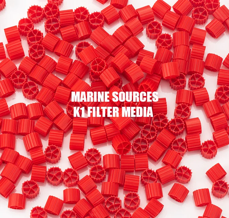 500g/1kg K1 K2 K3 White Red Aquarium Koi Pond Plastic Biochemical Filter Media Fish Tank Filter Material