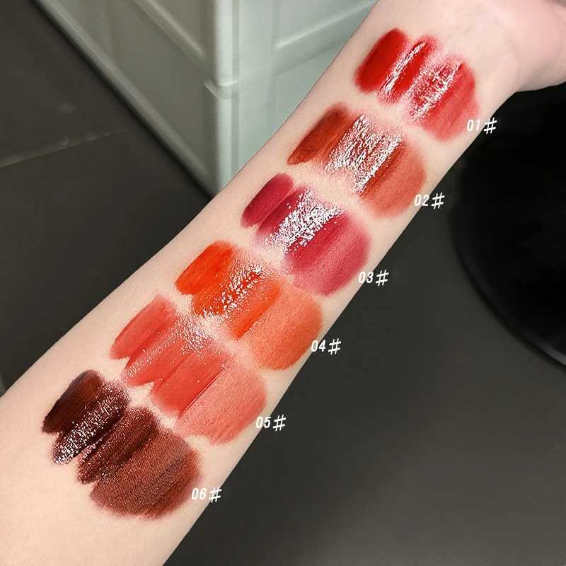 Crystal Jelly Lip Color Mirror Liquid lipstick Moisturizer Lasting Stick Free Cup Sexy Lip Color Makeup Korean Cosmetics W250312