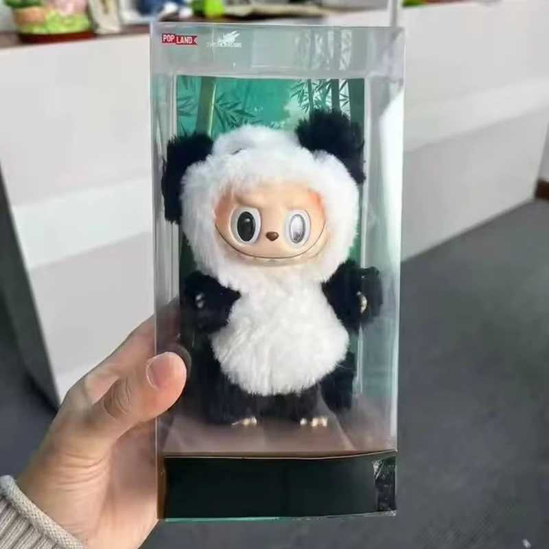 17cm Labubu Panda Mentor Series Blind Box Vinyl Doll Trend Decoration Keychain Collection 1 1 Copy High Quality Birthday Gift X250312