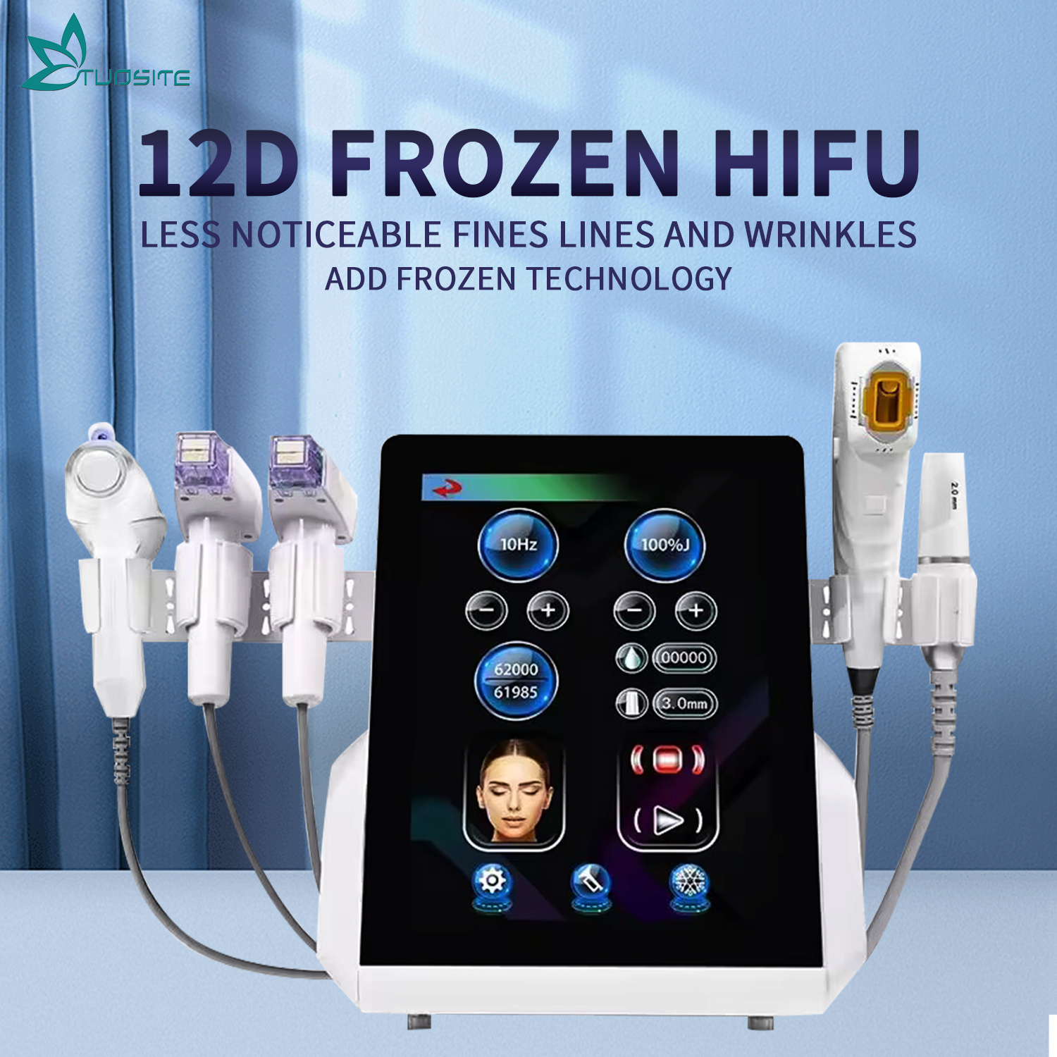 12D Cooling HIFU Vmax face and body treatment device in beauty clinic