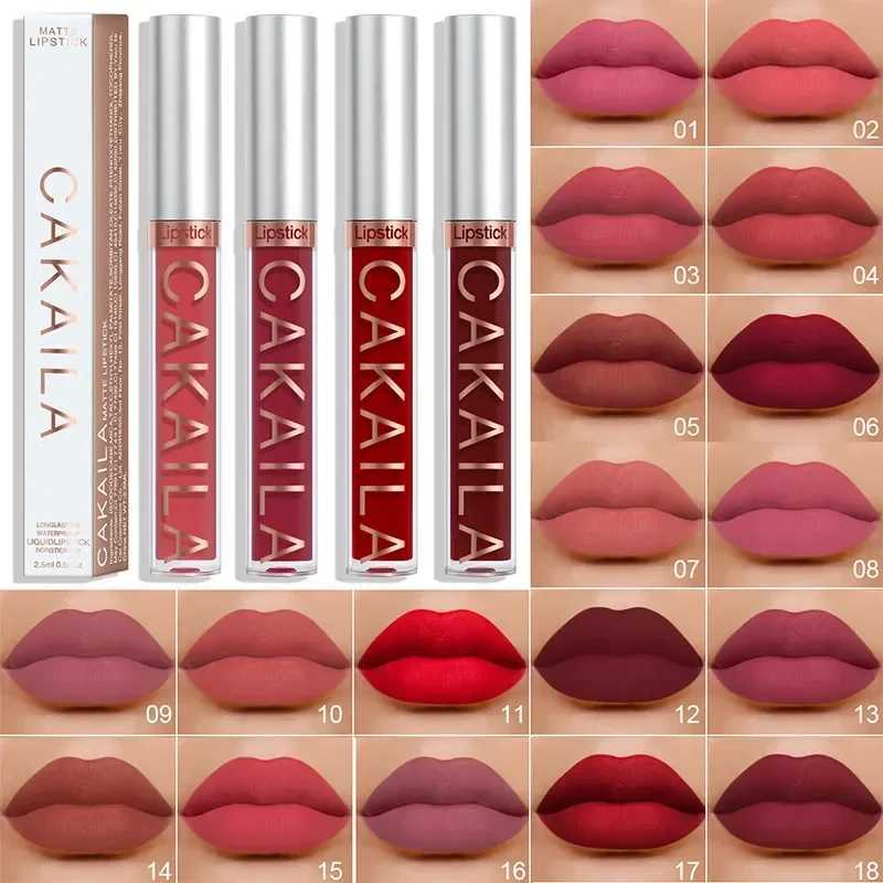 Long Lasting Velvet Matte Lip Gloss Nonstick Cup Liquid Lipstick Makeup W250312