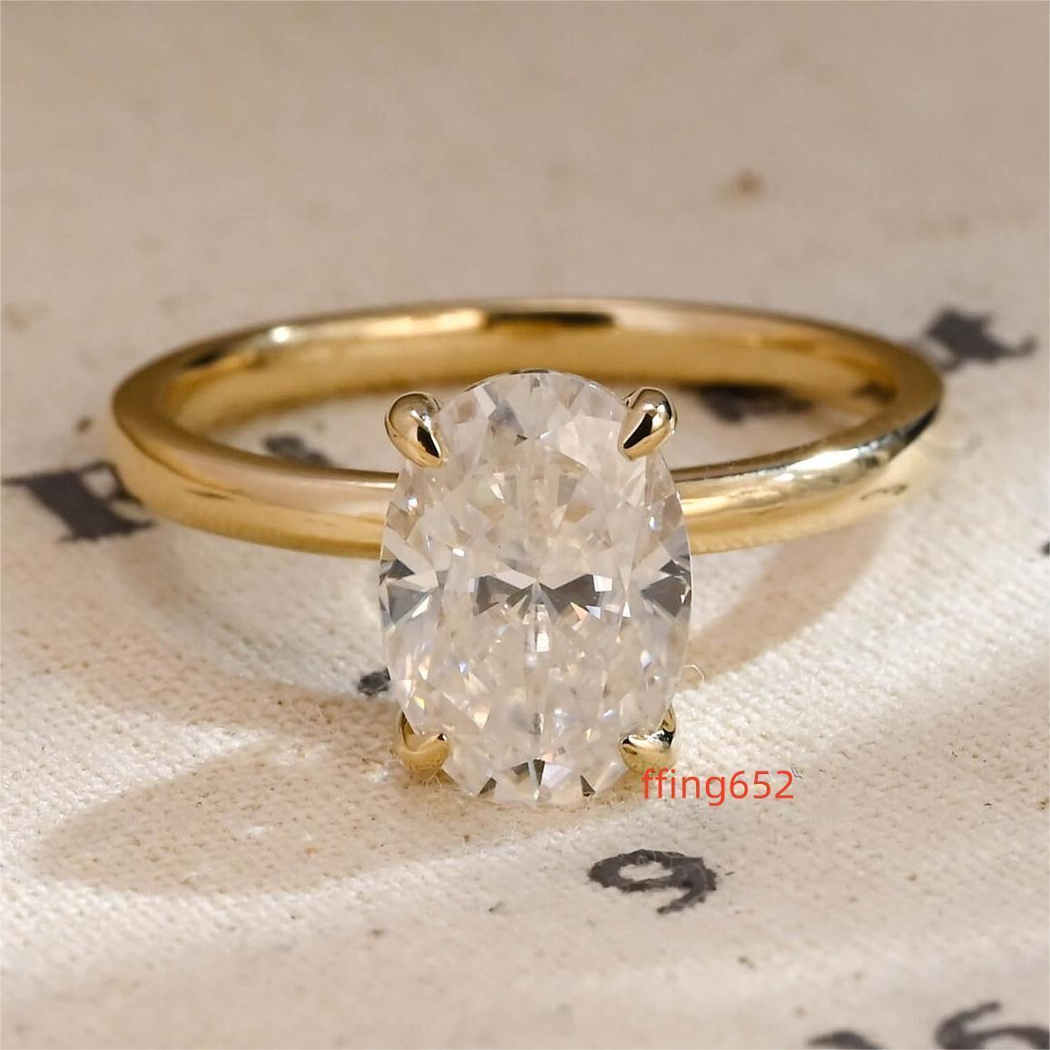 Factory Price VVS Moissanite Diamond 925 Sterling Silver Crushed Ice Cut Oval Moissanite Engagement Ring with Double Hidden Halo