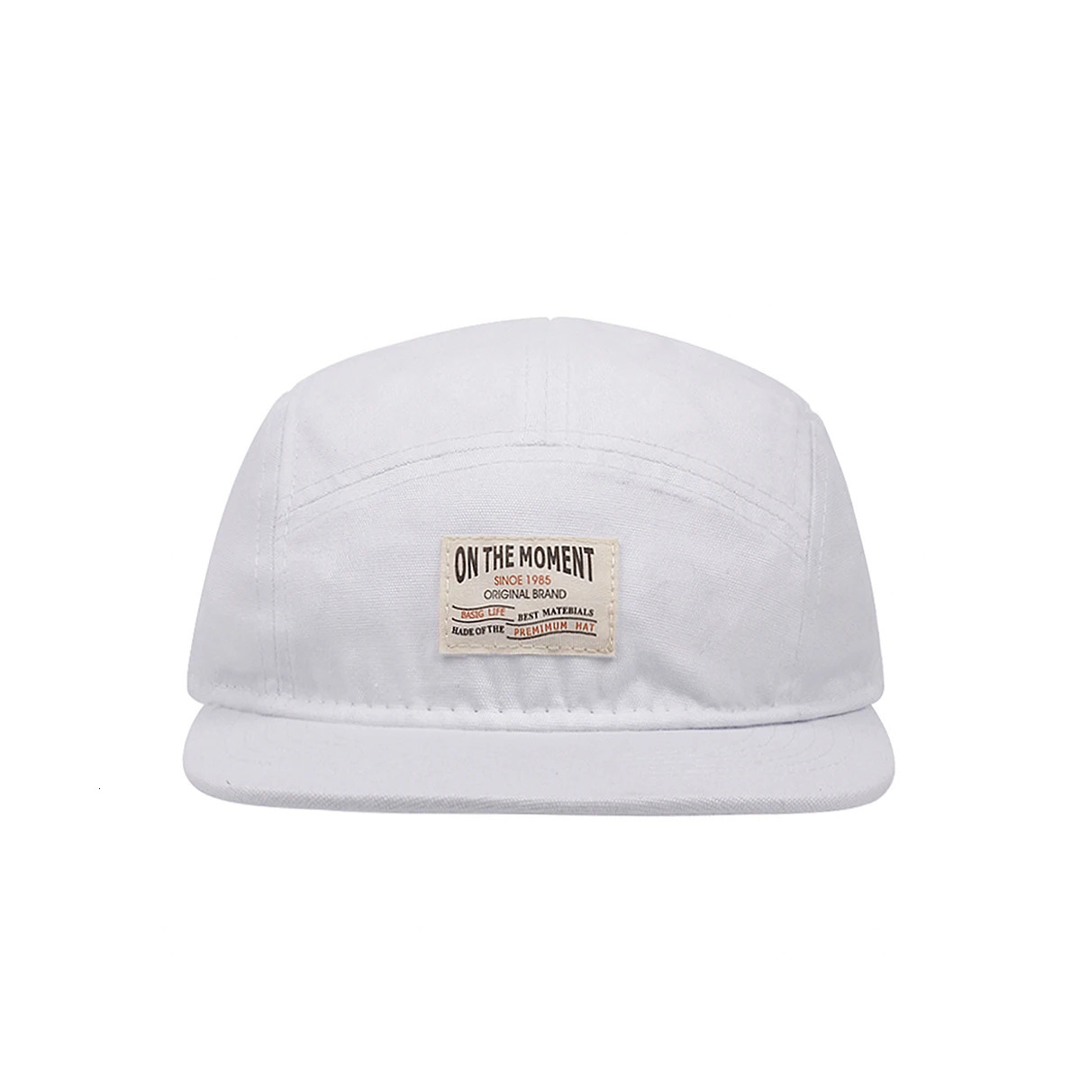 ON THE MOMENT Cotton 5 Panel Baseball Cap Caps Bone Original Men Hip Hop Hats For Women Adjustable 250311