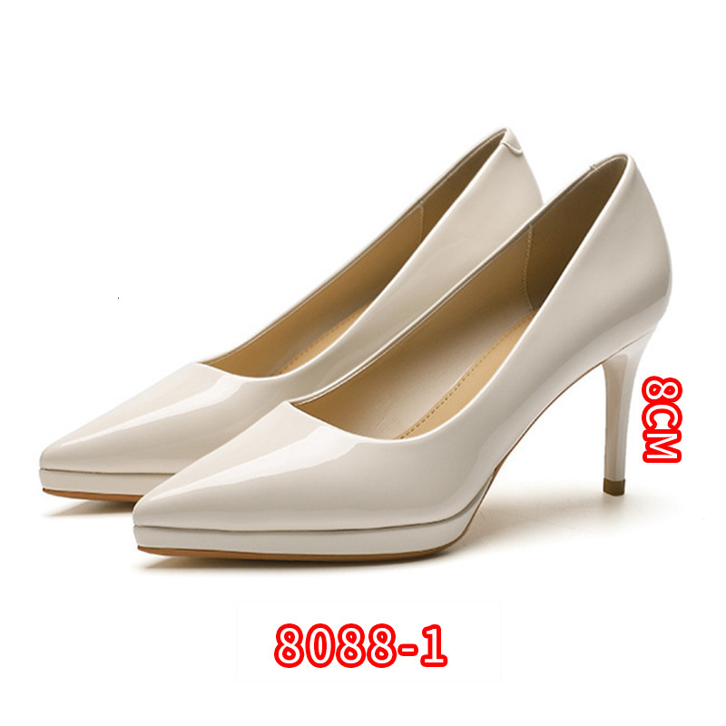 Designer shoes Korean patent leather sexy women's shoes, fashionable pointed thin heels, elegant high heels, fairy style, simple single shoe for 