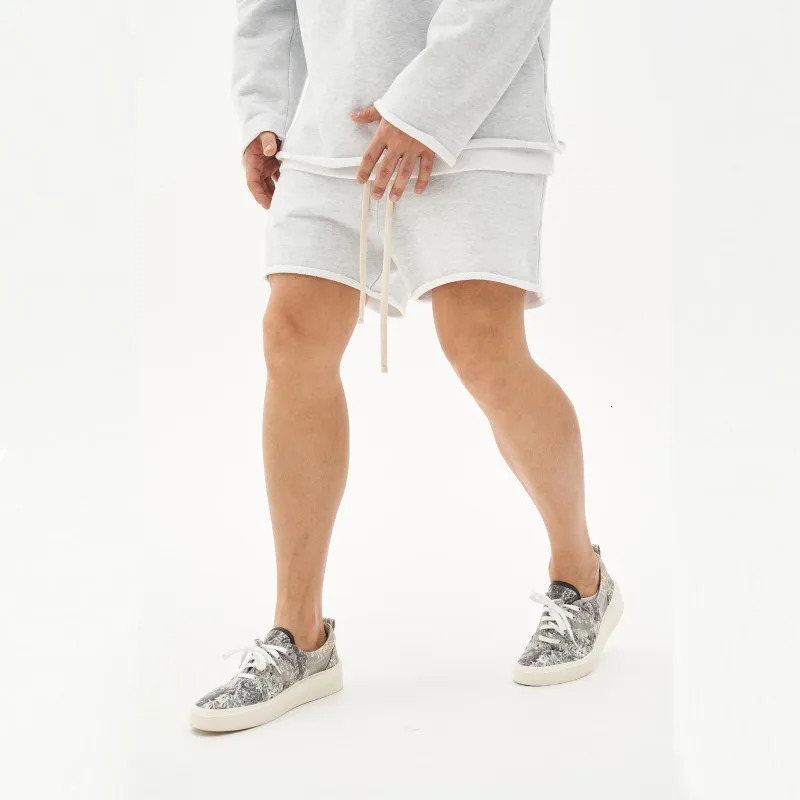 Mens Shorts Casual Short Pants Ripped Cotton Gym Shorts Mens Jogger Workout 250310