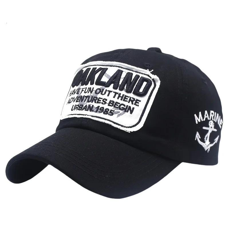Unisex Washed Cotton Baseball Cap Letter Embroidered Vintage Hat Men And Women Streetwear Outdoor Sports Hats 250311