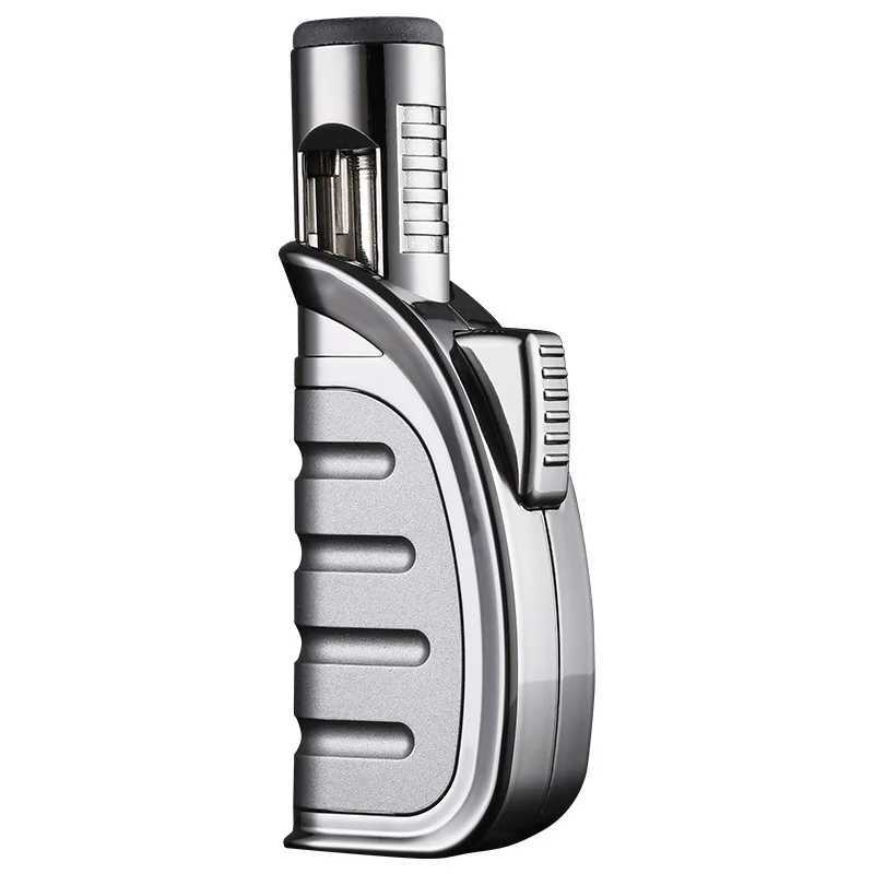 JOBON-Windproof Torch Turbine Gas Lighter Spray Gun Jet Butane Inflated Pipe Cigar Lighter Household BBQ Welding Igniter NewC250312