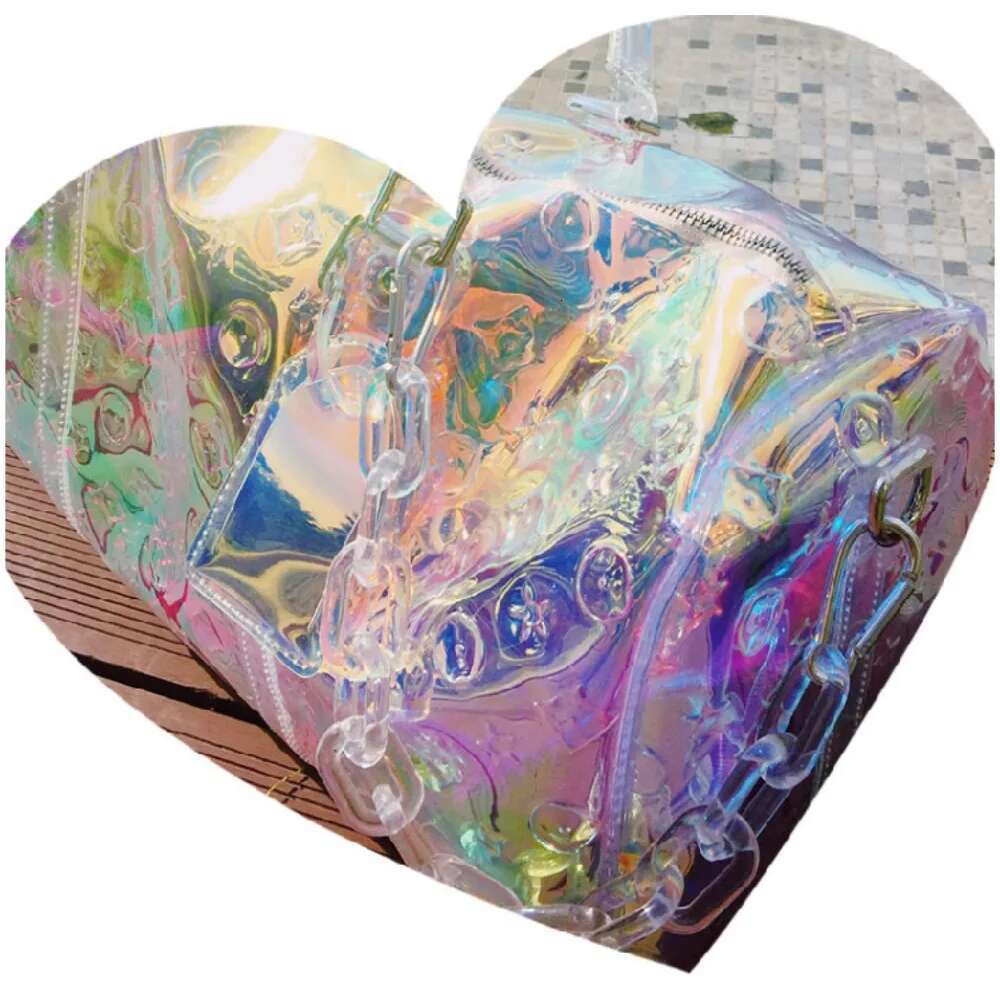 offtheshelf sports fiess transparent emed onboard duffle portable color laser travel bag large capacity