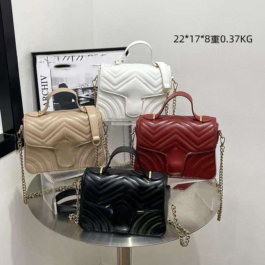 Women's bag designer handbag new fashion Mamont bag foreign style all one shoulder crossbody bag diamond lattice chain hand travel all match