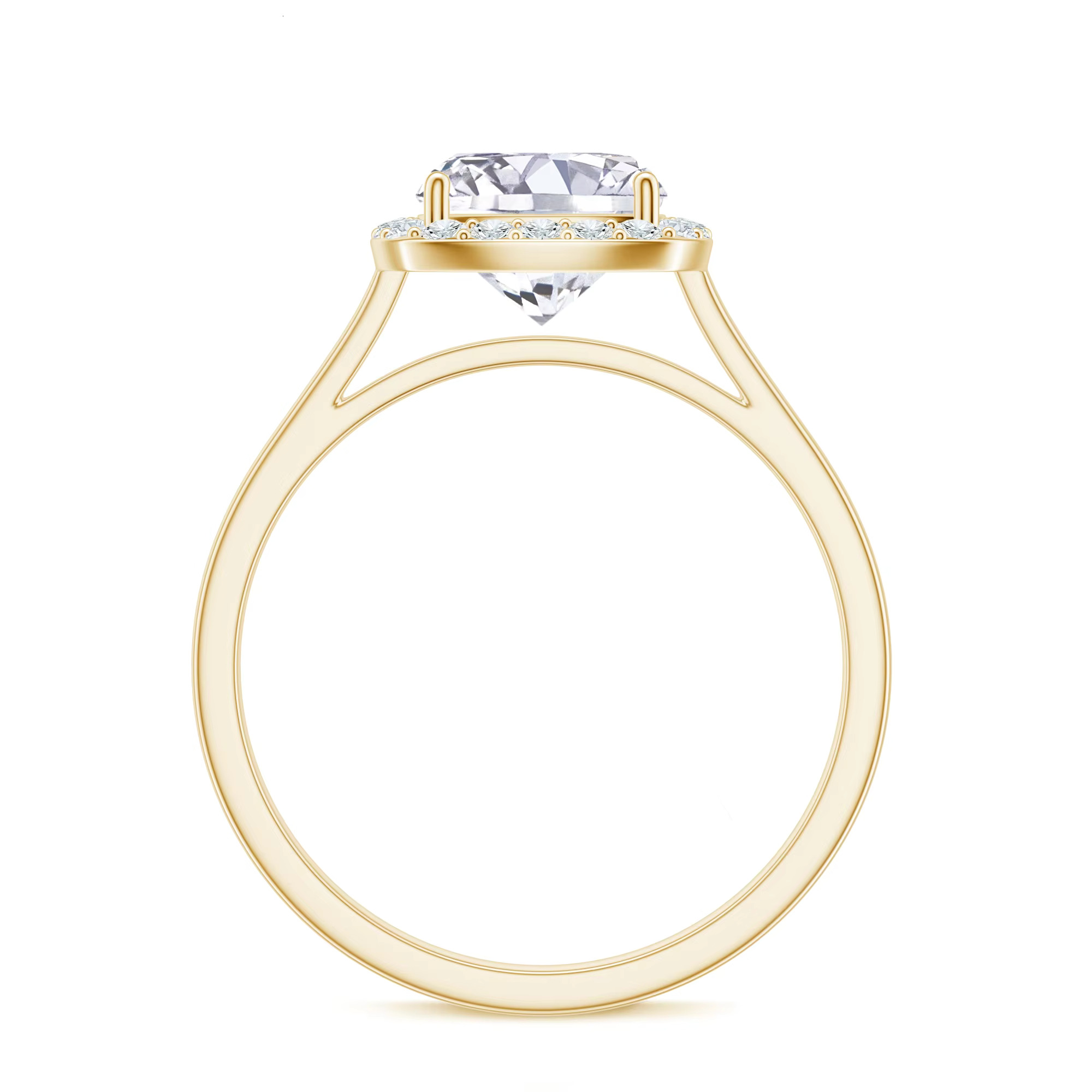 Cushion Shape Moissanite Ring 14K 925 Sterling Silver Womens April Birthstone Ring Protection for Her.
