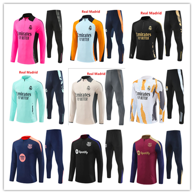 2024 2025 2026 VINI JR BELLINGHAM Madrids tracksuit training suit 24/25/26 LAMINE YAMAL Long Sleeves men kids football sportswear chandal futbol survetement