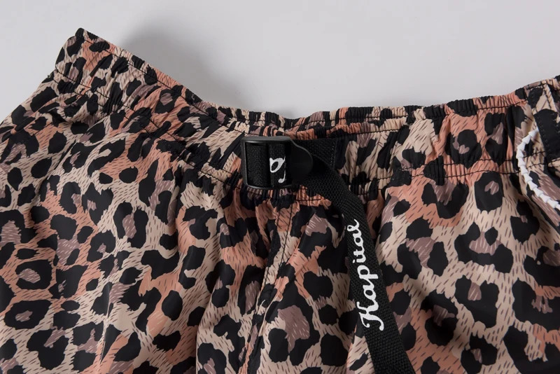 Summer Leopard Print Kapital Shorts High-quality Men Women Quick Drying Japanese Casual Sports Shorts 250310