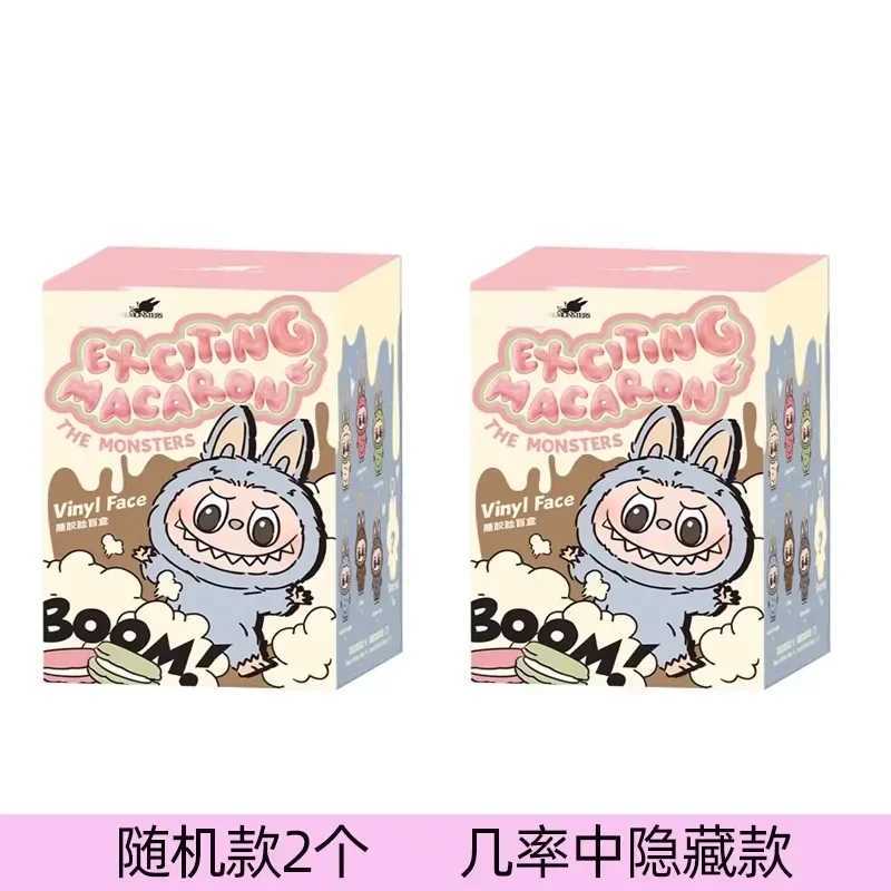 Labubu The Monsters Vinyl Base Doll Heart shaped Mobile Macaron Doll Blind Box Blind Bag Character Guest Bag China High quality Reproduction X250312